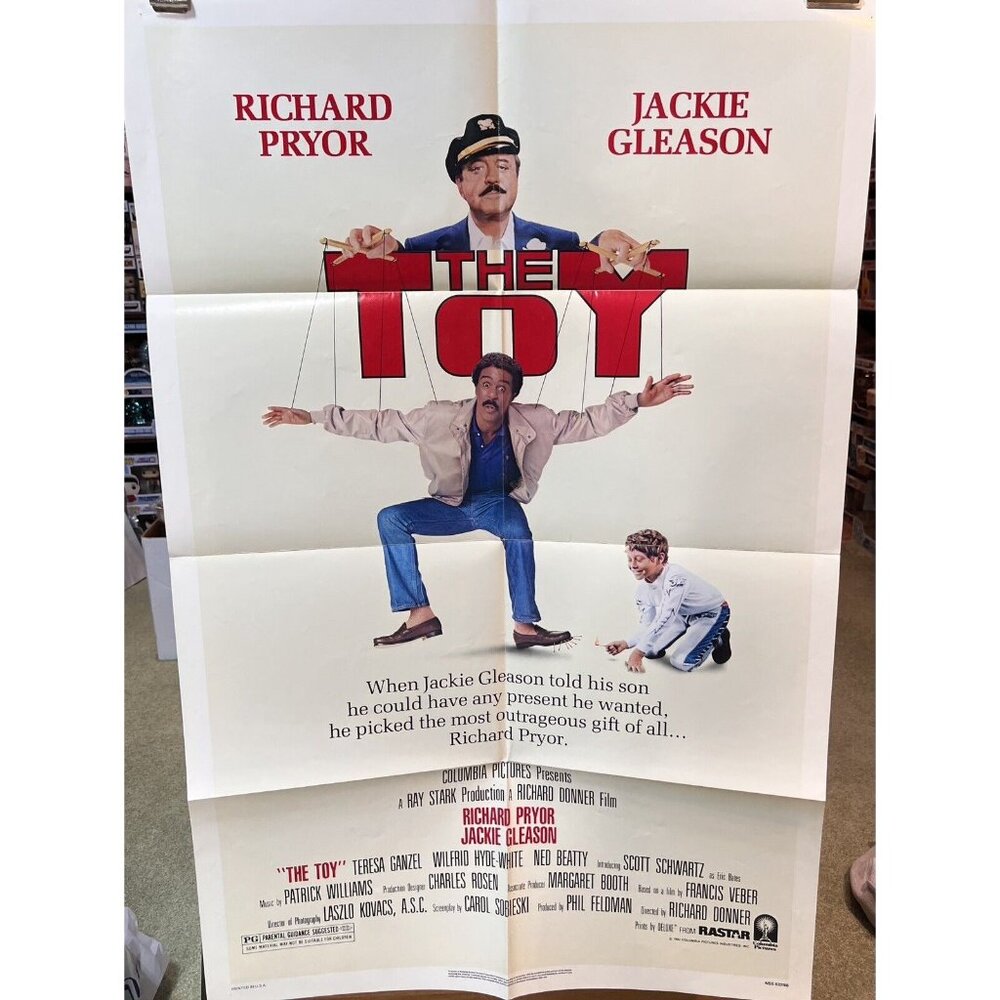 1982 “The Toy” ORIGINAL MOVIE POSTER 27” X 41” One Sheet Comedy  Richard Pryor!